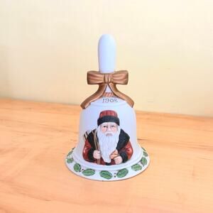 Thomas Nast Flambro 1908 Memories of Santa Dinner Bell Christmas Decor